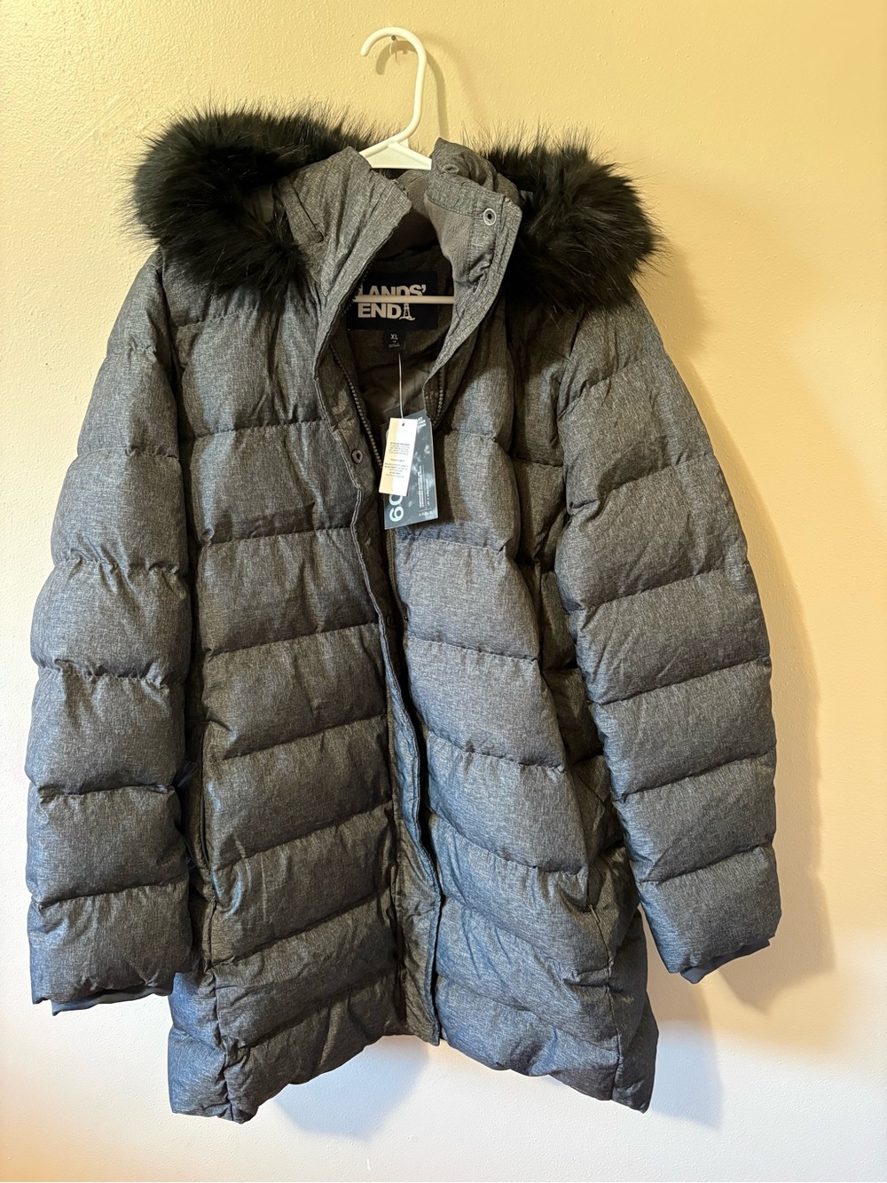 Lands' End Max 600 Down Puffer Coat Womens size XL NWT!!!